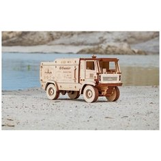 Конструктор деревянный 3D EWA Eco Wood Art "МАЗ-5309RR", 306 деталей