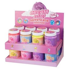 Шоу-бокс Игрушка "Slime" Cream-Slime, 16 банок по 250 г Космический песок