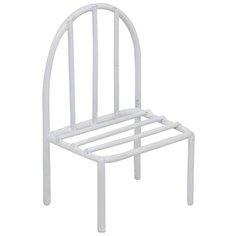 KB4248 Металлический мини стул, белый 4,5*3,5*2,5*7,5см Астра Astra & Craft