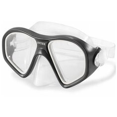 Маска для плавания Reef Rider серая, от 14 лет Intex