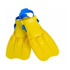 Large Swim Fins Ласты для плавания Большие желтые, размер 41-45 Bestway