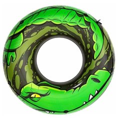 Надувной круг Крокодил, 119 см, от 12 лет, BestWay