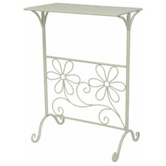 Напольная этажерка для цветов и растений сесиль, металл, белая, 30x50x71 см Kaemingk