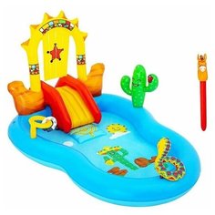 Надувной игровой центр Дикий Запад, 264x188x140 см, от 2 лет, BestWay