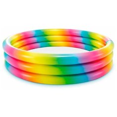 Надувной бассейн Радужный, 168 х 38 см, от 2 лет Bestway