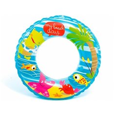 Надувной круг голубой, 61 см, от 6 до 10 лет Bestway