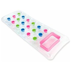 Надувной матрас Intex Пляжный розовый, 188х71 см