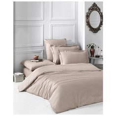 Комплект постельного белья 15- спальный (двухстороннее) LOFT (кофейный) Материал: сатин однотонный Karna