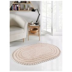 Коврик для ванной кружевной YANA (пудра) Размер: 80*120 см Modalin