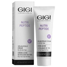 GiGi Крем ночной с 10% гликолиевой кислотой Nutri Peptide 10% Glycolic Cream 50мл