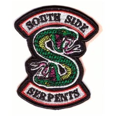 Наклейка- патч / многоразовая нашивка на одежду / декор для одежды (Ривердейл, Южные Змеи ) Priority