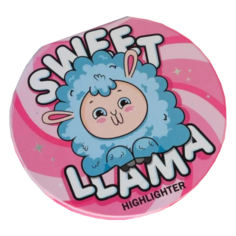 Beauty Fox Запечённый хайлайтер Sweet Llama, розовый