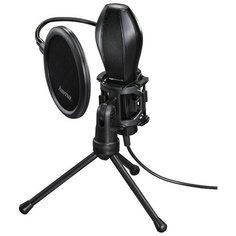 Микрофон проводной Hama Stream 750 HD Illuminated 2.5м черный
