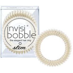 Invisibobble Резинка-браслет для волос SLIM Stay Gold (с подвесом)