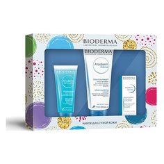 BIODERMA Праздничный набор Атодерм: Крем Атодерм 200 мл + Гель для душа Атодерм 100 мл + Бальзам для губ Атодерм 15 мл