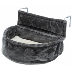 Лежак - гамак на радиатор XXL, плюш, 55 х 15 х 36 см, темно-серый, Trixie (товары для животных, 43138)