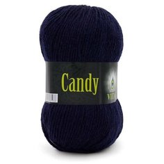 Пряжа Vita Candy (Канди) 2502 темно-синий 100% шерсть 100г 178м 5шт