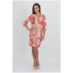 Платье Chateau Fleur Рафаэль размер 46, оранжевый