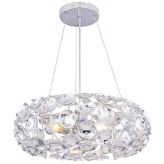 Люстра Globo Lighting Luggo 51500-3H, E14, 120 Вт, кол-во ламп: 3 шт., цвет арматуры: хром
