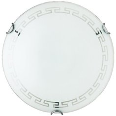 Настенно-потолочный светильник Toplight Maude TL9162Y-02WH, E27, 120 Вт, кол-во ламп: 2 шт., цвет арматуры: серебристый, цвет плафона: белый