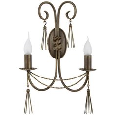 Настенный светильник Nowodvorski Twist 2763, E14, 120 Вт, кол-во ламп: 2 шт., цвет арматуры: бронзовый