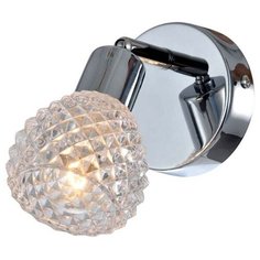 Настенный светильник Globo Lighting Keith 541006-1, E14, 40 Вт, кол-во ламп: 1 шт., цвет арматуры: хромовый, цвет плафона: бесцветный
