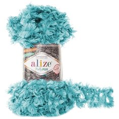 Пряжа Alize Puffy Fur, 100 % полиэстер, 100 г, 6 м, 5 шт., 6119