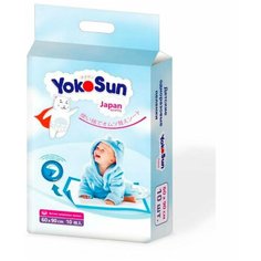 YokoSun Пеленки одноразовые детские YokoSun 60х90, 10 шт.