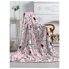 Плед Павлинка Disney 101 Далматинец 150x100 см розовый