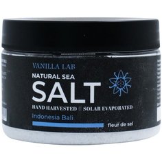 Балийская натуральная морская соль – соляной цветок (Fleur de Sel), 280г Vanilla LAB