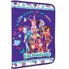 Папка для труда Enchantimals ENGB- US1- PTRA4 на молнии, А4, для девочек. Seventeen