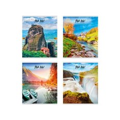 TМ"Remix"Тетрадь клетка 96л. Захватывающие виды (96-7322) обл- мелов. картон. второй блок Проф Пресс