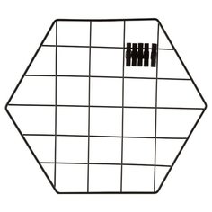 Органайзер- решетка 300х260мм металл/дерево Волшебная Страна