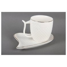 Набор чашек с блюдцем 1/6 12пр в под. кор.41774178 Коралл