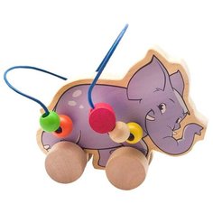 Лабиринт- каталка МДИ "Слон" 368Д Мир деревянных игрушек