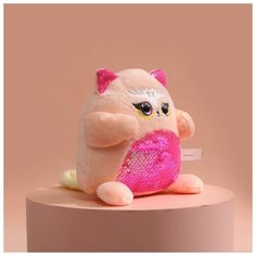 Мягкая игрушка Milo toys с пайетками, "Лисичка