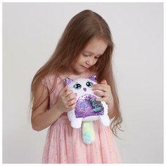 Мягкая игрушка Milo toys с пайетками, "Совушка