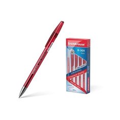 Ручка гелевая ErichKrause R-301 ORIGINAL Gel 0.5 красная (коробка 12 шт 42722