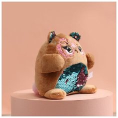 Мягкая игрушка Milo toys с пайетками, "Мишка