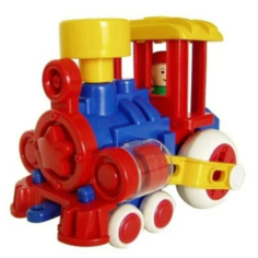 Паровозик Ромашка (Детский сад) 20,5 см - ПК Форма - С-117- Ф