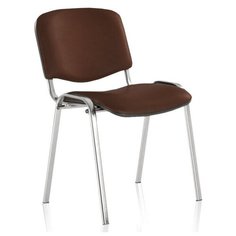 ISO (Изо) chrome Стул (кожзам V-19, коричневый) Nowy Styl