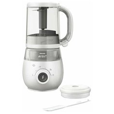 Блендер-пароварка Philips Avent 4-в-1 для приготовления детского питания, SCF883/01, белый, серый