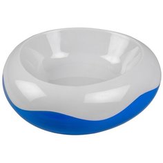 Миска охлаждающая для собак и кошек DUVO+, бело- синяя, S, D19.5см, 588мл (Бельгия)