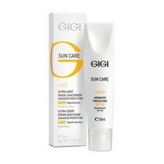 GIGI, SUN CARE Суперлегкая солнцезащитная эмульсия для лица, SPF 40, 50 мл