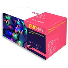 Гирлянда светодиодная уличная "Сигнал Шарики SE- BL-10100M", 100 ламп, шнур 1,5 м Fun Ray