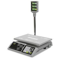 Торговые настольные весы M- ER 326 ACP-15.2 "Slim" LCD Mertech