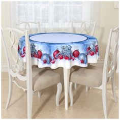 Скатерть круглая; СКГБ006-18693; Размер: 145Q Сирень