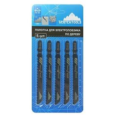 Пилки для электролобзика VertexTools T111D 5шт (полотна) по дереву