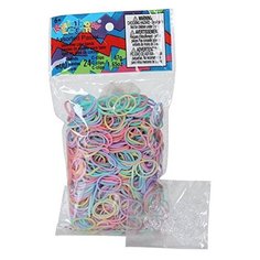 Резинки для плетения браслетов Rainbow Loom Микс Пастель, Mix Pastel (B0109)