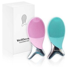 Wellderma Очищающая электрическая щеточка- массажер для лица Cleansing Fish lavender